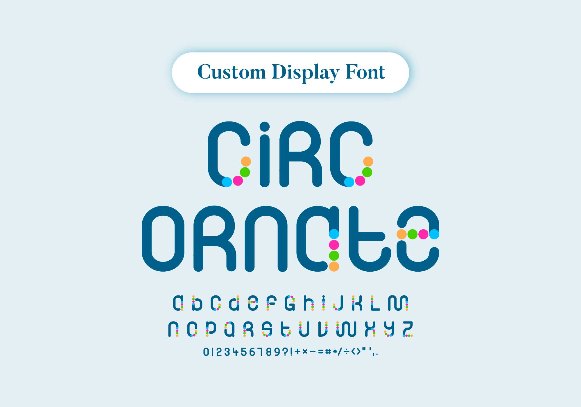circ-ornate-custom-decorative display font-by Busy Bear Creative Agency